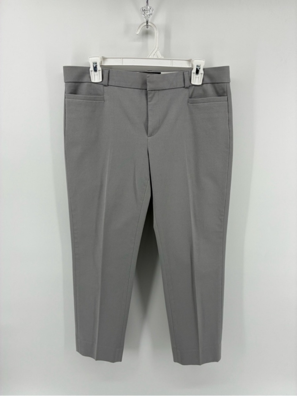 Banana Republic Women's Grey Cropped Dress Pants